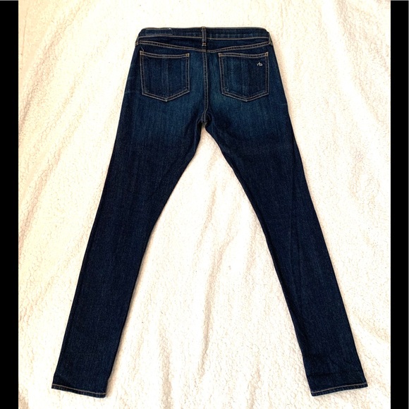 Rag and Bone Skinny Dorset Jeans Blue 28 - Picture 12 of 13